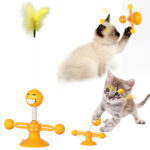 Spring man cat toy